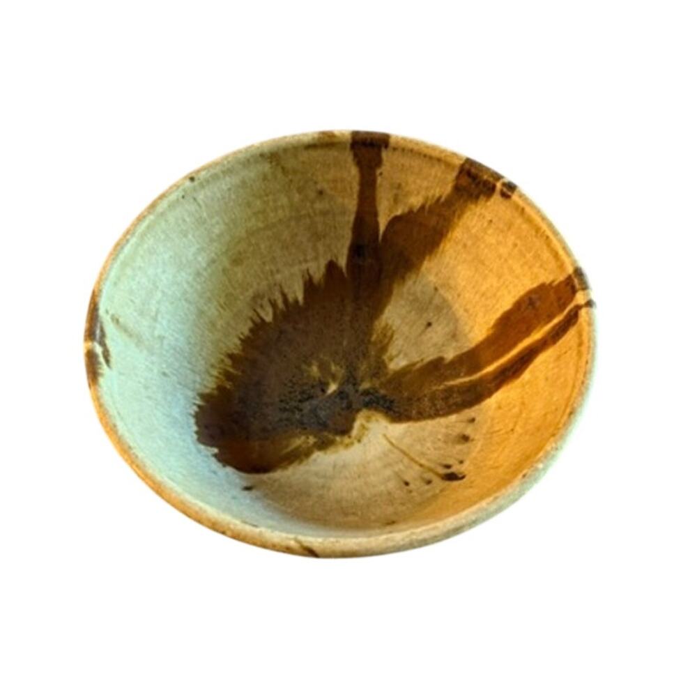 Vintage Robinson Signed Studio Pottery Stoneware Bowl 9"